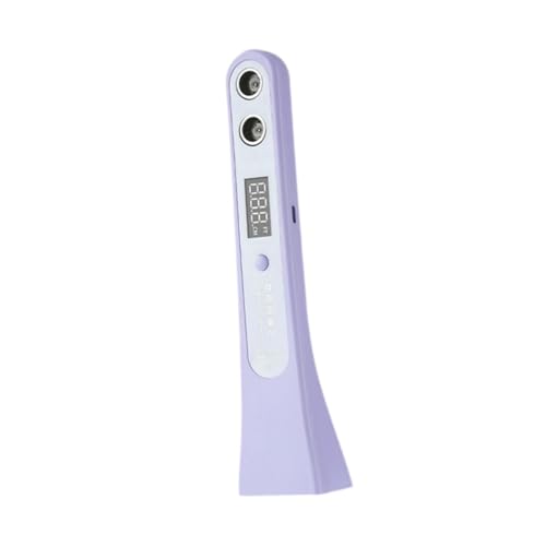 Leefasy Handheld Height Measuring Device Cordless Stadiometer Non Slip Pad Precision for Children and Adults 8W with Digital Display, Purple