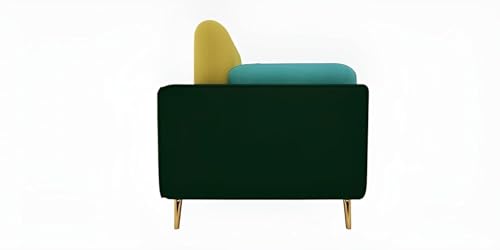 Image of Stylish & Modern Heavy Duty & Luxurious Traditional 3 Seater Sofa Chesterfield Sofa Arm Sofa Three Seater Sofa for Living Room Guest Room Hotels & Office. (Turquoise & Green)