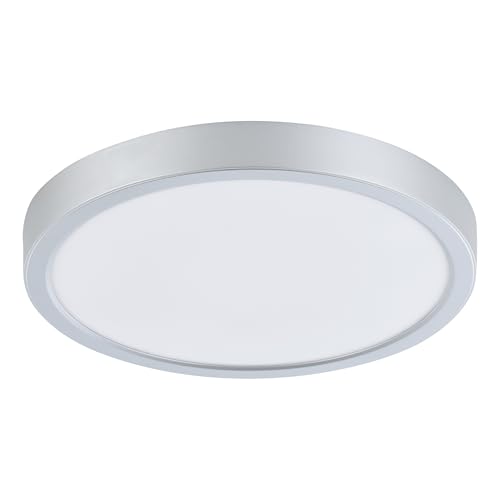 EGLO LED Deckenleuchte Molay, 1 flammige Aufbauleuchte aus Stahl und...