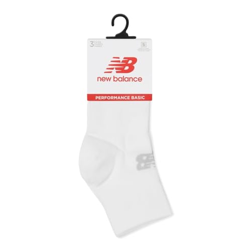 New Balance UNISEX PERFORMANCE COTTON FLAT KNIT ANKLE SOCKS 6 PAIR Socks
