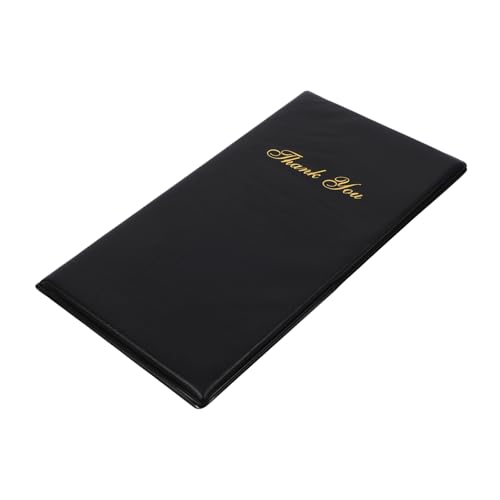 Lalafina Schwarzes Gäste-Scheckbuch Thank You