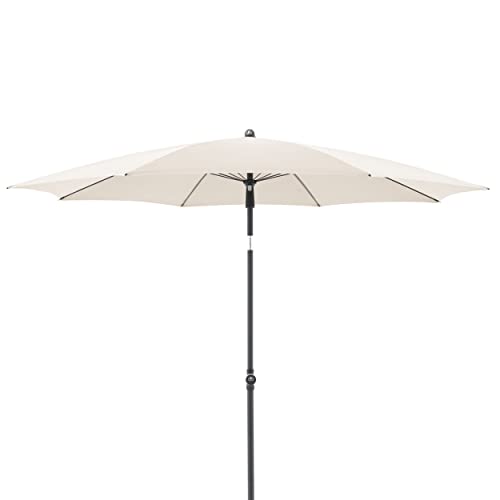Doppler Rethink Parasol 200 cm Natural, Round Umbrella for Balcony & Patio, Sustainable, Weatherproof