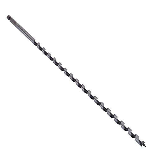 Somada 3/8-Inch X 17-Inch Auger Drill Bit For Wood, Hex Shank 3/8-Inch, Ship Auger Long Drill Bit For Soft And Hard Wood, Plastic, Drywall And Composite Materials #TOP6