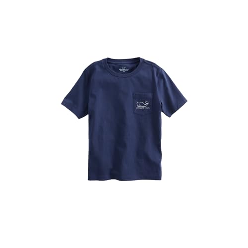 Image of vineyard vines Girls' Vintage Whale Short-Sleeve Pocket Tee