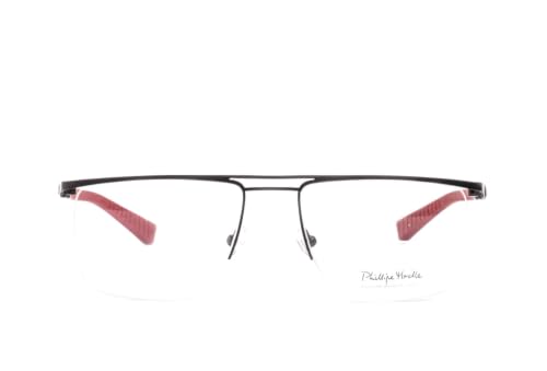 Image of 9860 Unisex Rectangle Half Rim Spectacle | Rectangle Shape Eyewear Frame | Modern Design | Everyday Fashion Accessory