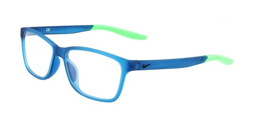 Nike gafas de vista 5048 N montura infantil azul mate ligera para cristales graduados