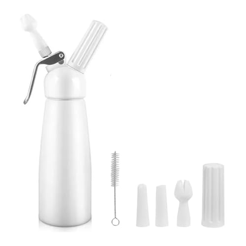 La Mejor Recopilación de Dispensador de crema batida los 5 mejores. 38 NOVAKA Sifón para Crema Batida Profesional de 500 ml, Dispensador de Crema Montada de Aluminio Resistente, Ideal para Postres Caseros, Espumas y Bebidas en Restaurantes,...