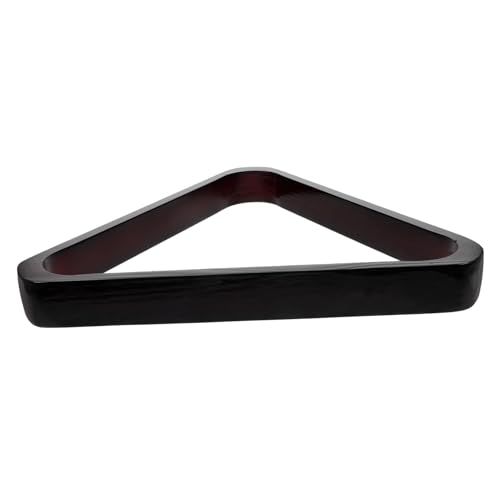 Toddmomy Wooden Billiard Frame Billiard Balls Holder Pool Rack Snooker Balls Set Sturdy Triangle Stand