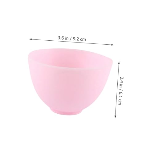 Baluue 5pz Recipientes Silicona para Mezclar Mascarillas miniatura 2