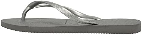 Havaianas Women's Slim Flip Flop Sandals, Steel Grey, Size 7/8 Women's