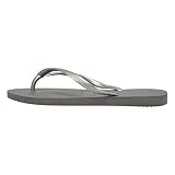 Havaianas Women's Slim Flip Flop Sandals, Steel Grey, Size 7/8 Women's