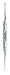 Hu-Friedy CM2/4X 2/4 Molt DE Curette, Smooth, Black Line