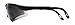 The Raymond Bifocal Safety Reading Sunglasses, Unisex Half Frame Wrap Around Sun Readers for Men and Women, ANSI z87.1 Safety Glasses, Black + 1.50