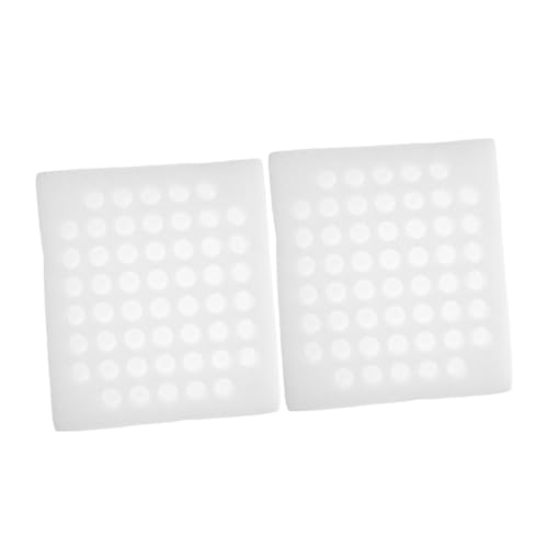 HIAKDOFT 2 piezas Bandeja de Espuma Resistente para Huevos de Codorniz Reutilizable y Protectora de Organizador Ligero para Almacenamiento Seguro Hogar y Granja