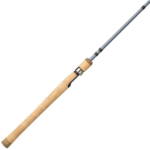 Pflueger 7' President Spinning Rod, 2 Piece Fishing Rod, Light Rod Power, 4-8 lb Line Rating, Lure Rating 1/16-1/4 oz