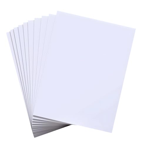 Vinyl Siding Repair Kit - 10 Pieces White Self-Adhesive Siding Patch, PVC Vinyl Fence Parts, Vinyl Weatherproof Siding Repair Tape for Cracks, Holes & Scratches