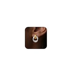 A:Gold-Silver Earrings