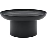 Vilom 小物収納トレイ 普通 フルーツ キャンディ シンプル 簡単 北欧風 ラウンド キャッシュ コイン レジ 小銭 鍵 時計 食料品 多機能収納 便利な卓上収納 シンプルモダン ラウンド収納 リビングルーム 玄関 果物 野菜 アロマテラピー 小物 卓上収納 収納 (ブラック,26*12*9.5cm)