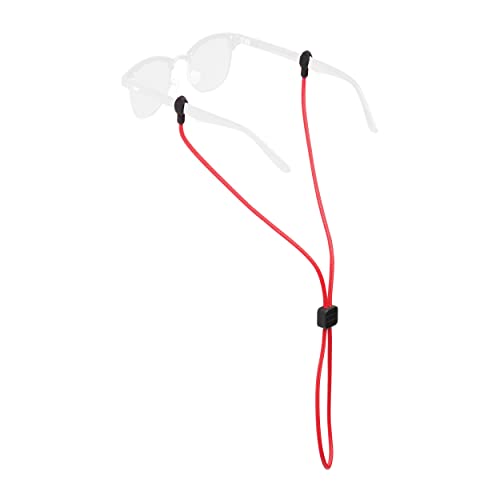 Chums Slip Fit Rope Glasses Retainer - Unisex Adjustable Eyewear Holder Sunglasses Strap (Red), One Size (12121102)