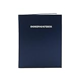 BookFactory Blue Engineering Notebook / Graph Paper Notebook 168 Pages (.25
