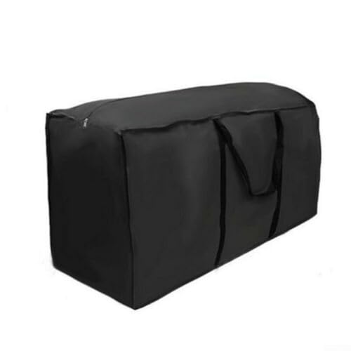 Bolsa de almacenamiento para fundas y cojines de muebles de jardín construida con poliéster de alto rendimiento y sistema de cierre de cordón fiable (173 x 76 x 51 cm)