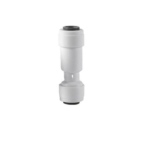 Zorfar 3L8 Food Grade Pom One-Way Check Valve, Straight Elbow Styles, 6.35Mm(1/4") /9.52Mm(3/8"), For Ro Reverse Osmosis Water Purifier System 1Pcs(3L8)