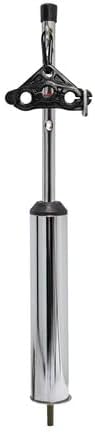 Tectran 9800F-2 Pogo Stick with 3 Hole Tec Clamp, 24 in. Length, Chrome Plated