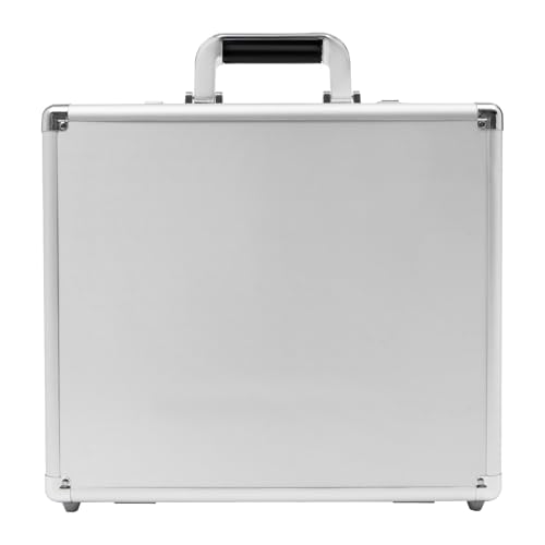 Locking Briefcase, 15 * 4 * 13in Combination Lock Hard Laptop Case w/Strap Briefcases for Men and Women