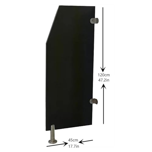 Cloison de séparation pour urinoir avec kit d'installation complet - 3