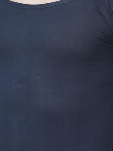 Image of Dollar Lehar Men Combed Cotton Round Neck with Sleeve Vest -Colour May Vary