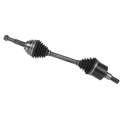 Image of Detroit Axle - Front CV Axles for 2002-2009 Chevy Trailblazer EXT Buick Rainier GMC Envoy XL XUV Olds Bravada Isuzu Ascender Saab 9-7x, 2003 2004 2005 2006 2007 2008 CV Axle Shaft Replacement