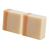 Beaupretty 2 Piezas Jabon Hecho a Mano Jabón En Barra Exfoliante Jabón Orgánico En Barra Jabon De Baño Jabones De Baño Hechos a Mano Jabones Naturales Para Mujeres Barras De Ducha Beige Miel