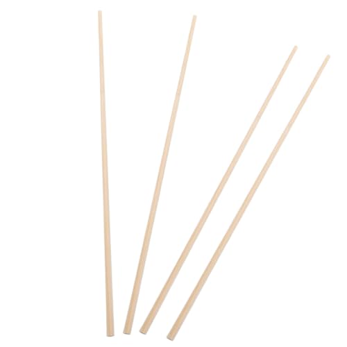 FUOYLOO 4 Piezas de Varillas de Bambú para Soporte de Asiento de Silla, Accesorios para Sillas de Escritorio y Muebles de Cocina