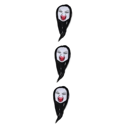 Femme avec Cheveux Longs Halloween Healvian 3 Pièces Accessoire Mascarade Scénique