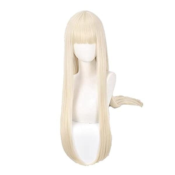 Anime Game Season2 Yomoduki Runa Long Cosplay Wig Straight Long Blonde Hair Synthetic Halloween Costume Party Play Wigs