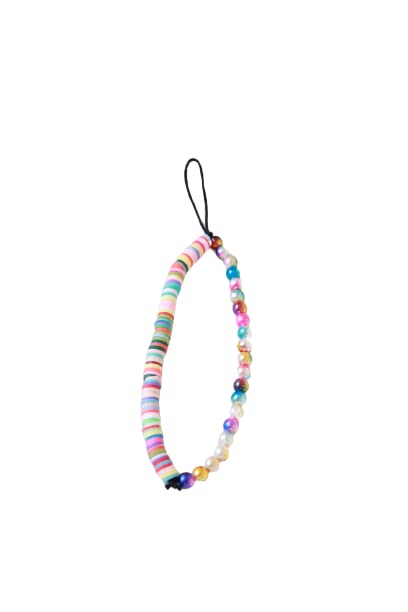 Libea Stylish White Pearls and Colorful Beaded Phone Charm| Made with Colorful Beads with Beautiful Pearls (2 in 1 multi)-image-21