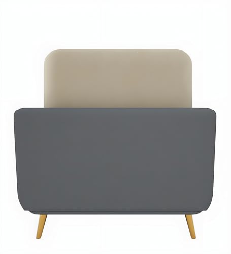 Image of Velvet Contemperory Sofa Couch with Cushion Chaise Lounge Sectiona Sofa Perfect for Living Room & Bedroom Guests Home & Office (One Seater Blue & Beige)