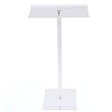 Modern Acrylic Wig Hair Extension Holder Stand Double Sided Organizer Display Holder for Human and Synthetic Hair Extensions at the Salon or Home,High Transparency 13x7.8x23.6inch