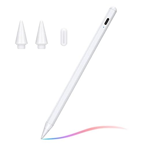 Stylus Pen Compatible with (2018-2020) Apple iPad, iPad Pencil with No Lag, High Precision, Tilt, Palm Rejection, for iPad 6th, iPad Mini 5th, iPad Air 3rd Gen, iPad Pro (11/12.9")