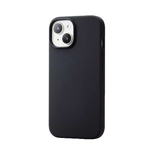 �G���R�� iPhone15 �P�[�X �V���R�� �N�ёf�� �|���J�[�{�l�[�g 3�w�\�� �z�R�������ɂ��� �u���b�N PM-A23AHVSCCBK