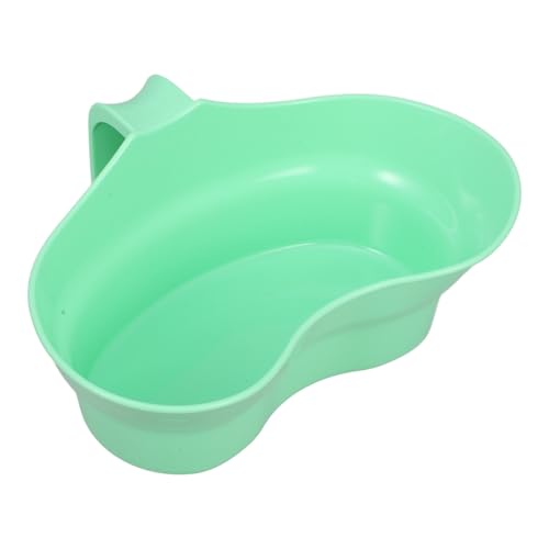 TOGEVAL Tazza per Lavaggio Orale Anziani e Pazienti Plastica Resistente Multiuso per Risciacquo Bocca Spazzolino e Bacinella Emesi Compatta e Portatile Verde