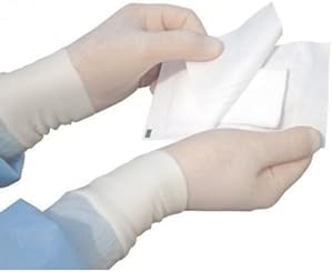 Farmaseven - Compresse di garza in cotone STERILI cm 10X10 cm (50 buste da 5 garze) - Tot. 250 pz - in Box - 8 strati - 17 fili - STERILI 10X10 (50 buste da 5 garze) - Tot. 250 pz