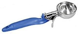 Thunder Group SLDS016L Disher, 2 oz., #16, Lever, Ergonomic Handle, 18/8 Stainless Steel, Blue, NSF