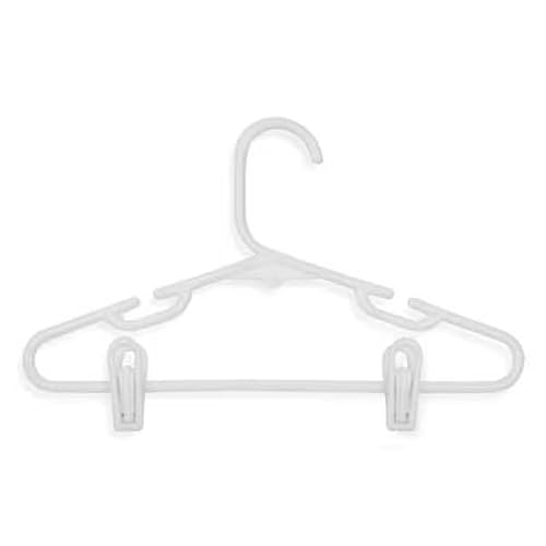 Kids Tubular Hanger, White, Plastic, PK3, Mfr: HNG-01329-A