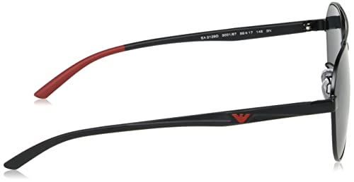 Emporio Armani Dark Grey Pilot Men's Sunglasses EA2129D 300187 593