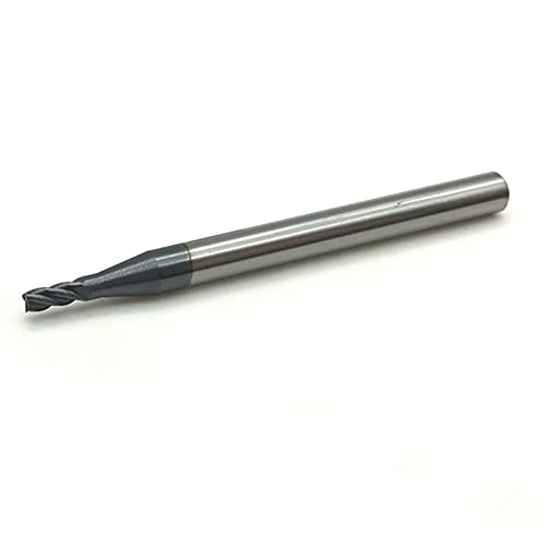 TANGJIANCHENG Moulin d'extrémité en carbure 1mm 1.5mm 2mm 2mm 3mm 3mm 4mm EndMills Endmills Cutter HRC45 4Fluents Coupe-Outil de fraisage CNC (Size : 1.0mm 4F D1.0X50L)