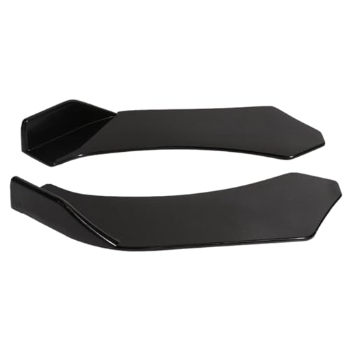 Gkhowiu 2 Piezas Parachoques Delantero Universal de la Coche Spoiler ABS Divisor de Labios Negro