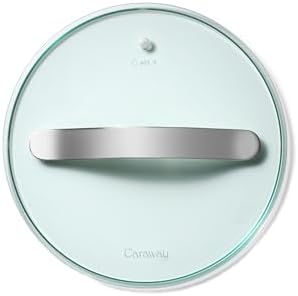Caraway 8" Glass Lid for Pots and Pans - Made With Tempered Glass - Sized to Fit Caraway Ceramic-Coated & Stainless Steel Cookware