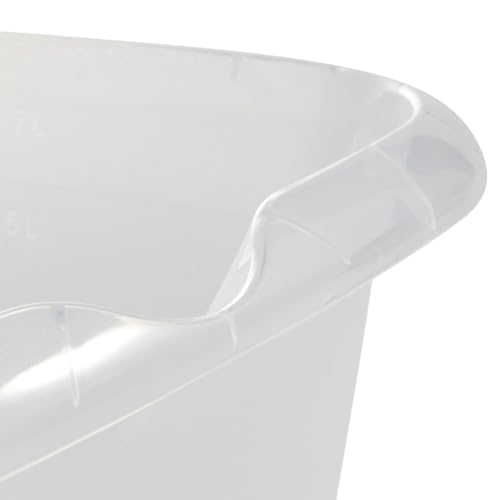 keeeper björk 6x Universal-Schüssel mit Ausguss, Eckig, 8 l, 34 x 34 cm, Transparent – Ansicht 6