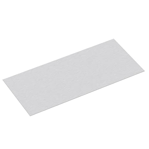 uxcell 6061 Aluminum Sheet, 300mm x 150mm Rectangle Aluminum Plate 1.2mm Thick Flat Metal Stock with Protective Film